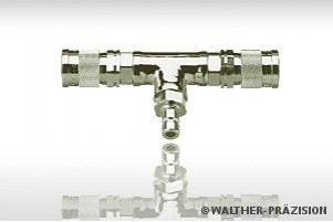 Тройник для соединения шлангов | Walther-praezision Тройник для соединения шлангов | Walther-praezision